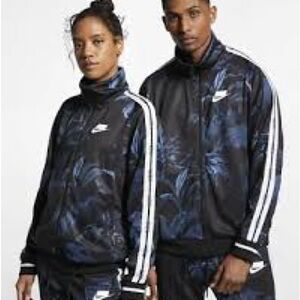 Nike Floral Tropical NSW Sportswear AOP Mens Full Zip Track Athletic L